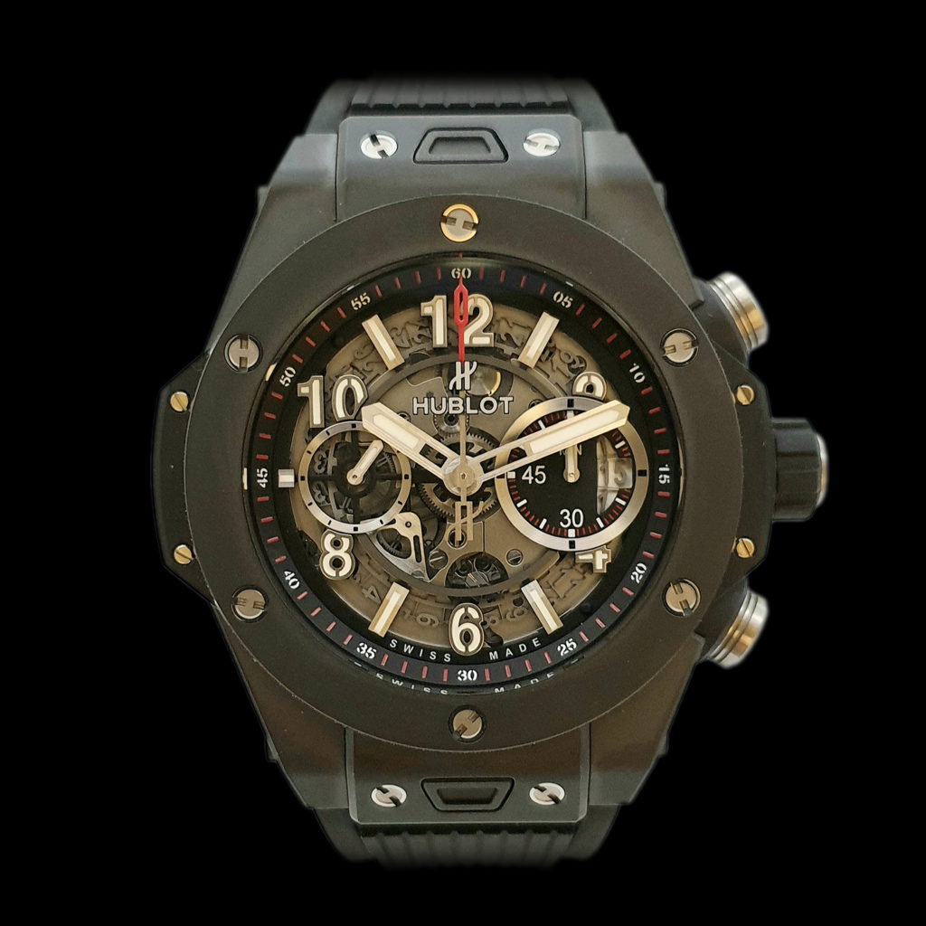 hublot unico black magic 42mm