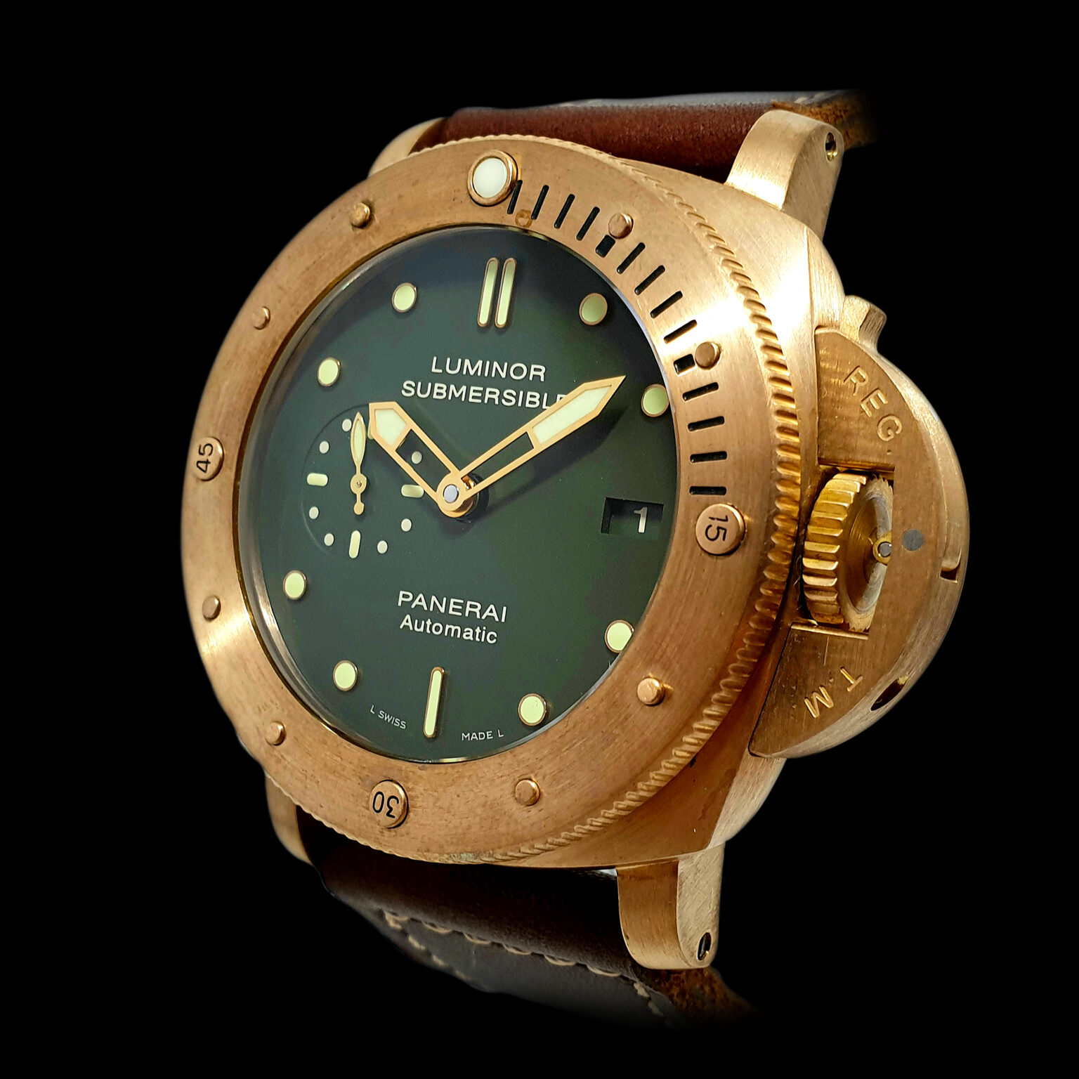 Officine Panerai PAM00382 Luminor Submersible Bronzo Limited Edition