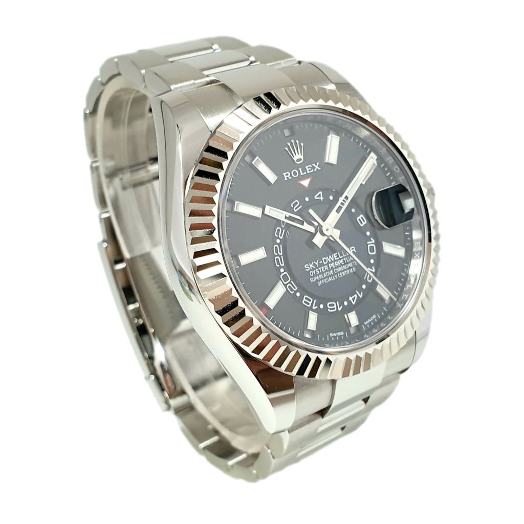 rolex sky dweller black dial price